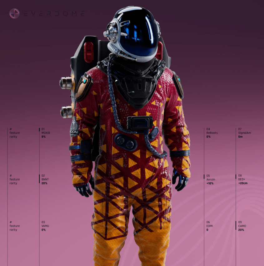 a person in a space suit