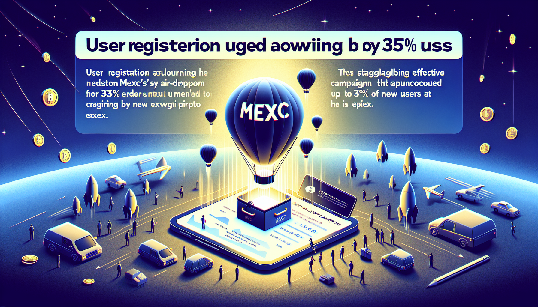 MEXCエアドロップキャンペーンでユーザー35%増加！驚異の効果
