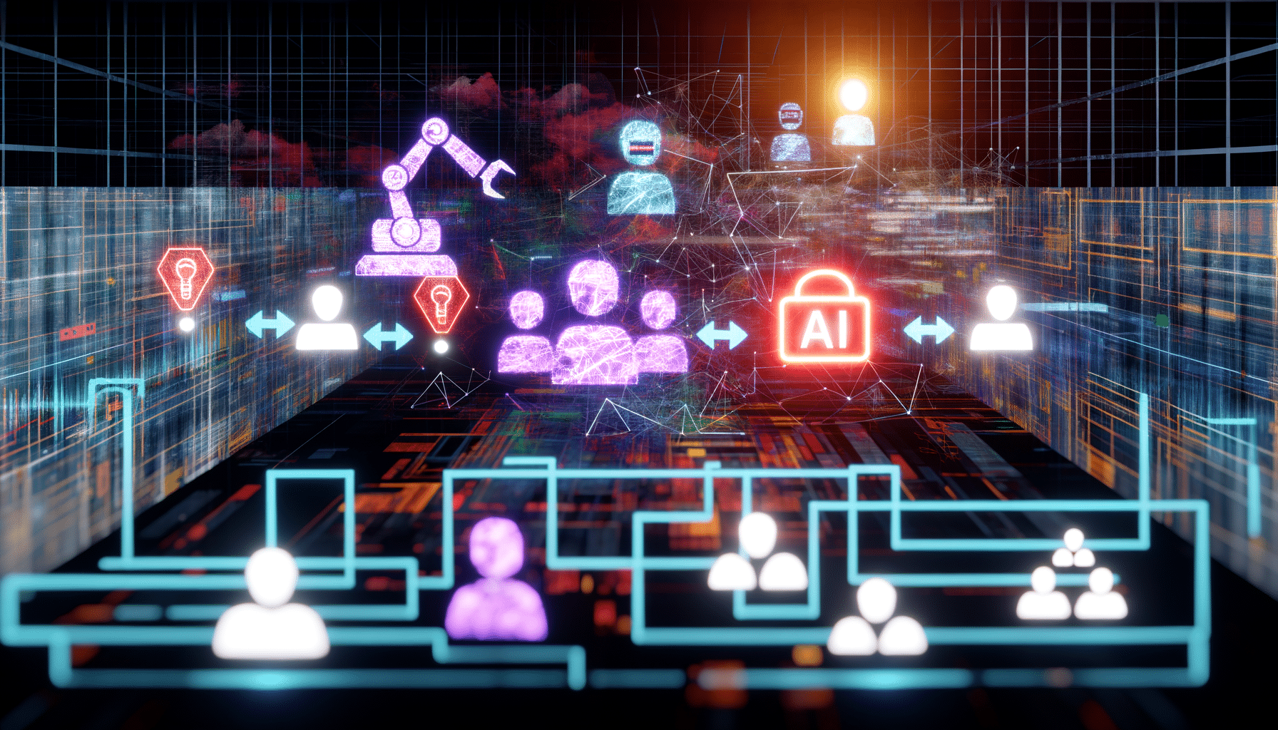 API security, application security, DevSecOps
 AI technology illustration