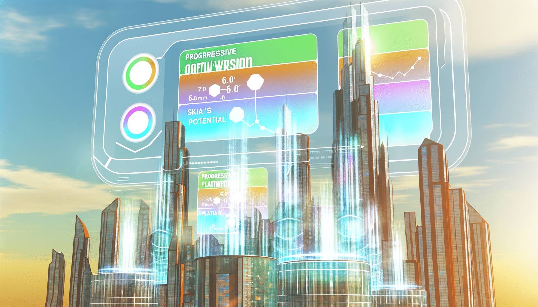 Future potential of Uno Platform 6.0, cross-platform, Skia
 represented visually