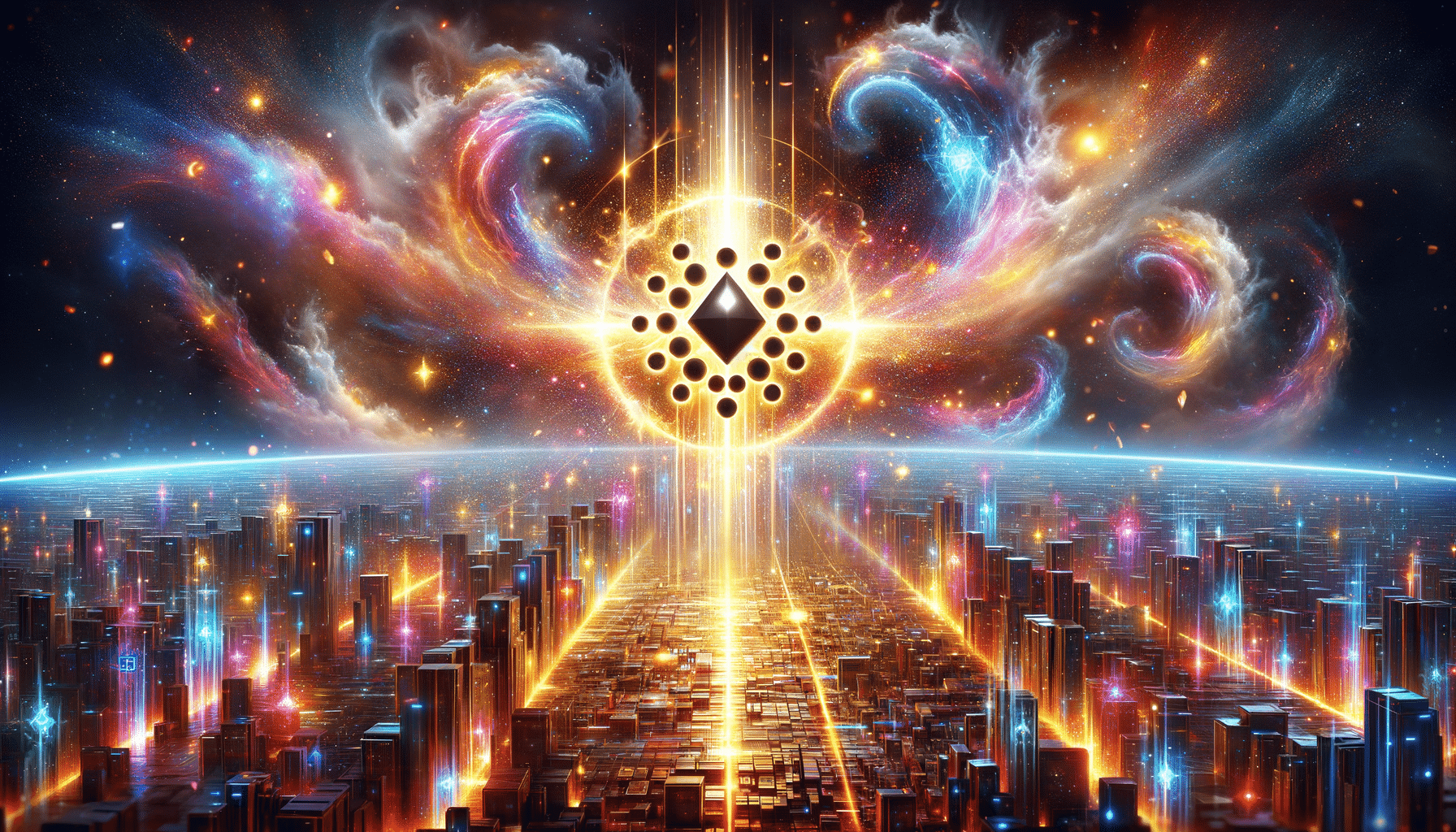 Eye-catching visual of Cardano ADA and cryptocurrency vibes