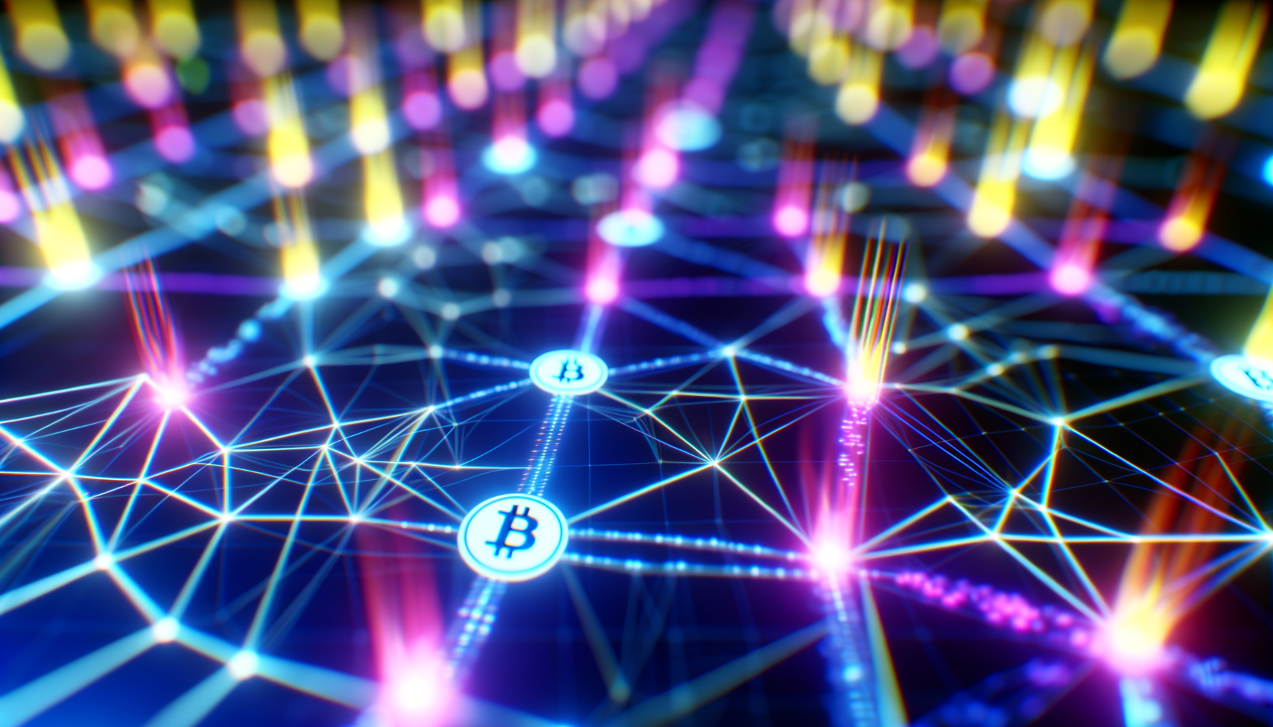 Ethena USDe USDE technology and blockchain network illustration