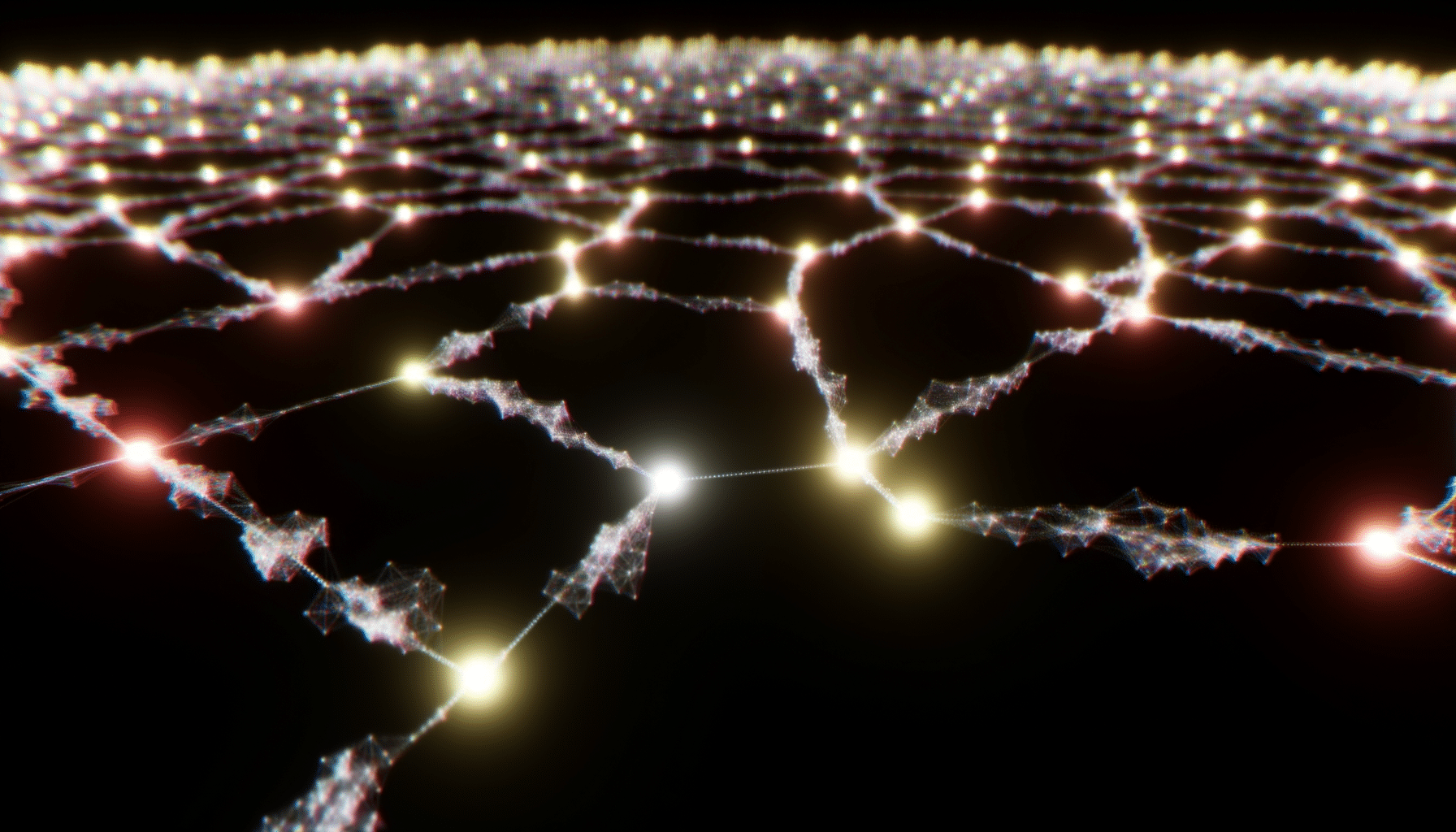 Polkadot DOT technology and blockchain network illustration