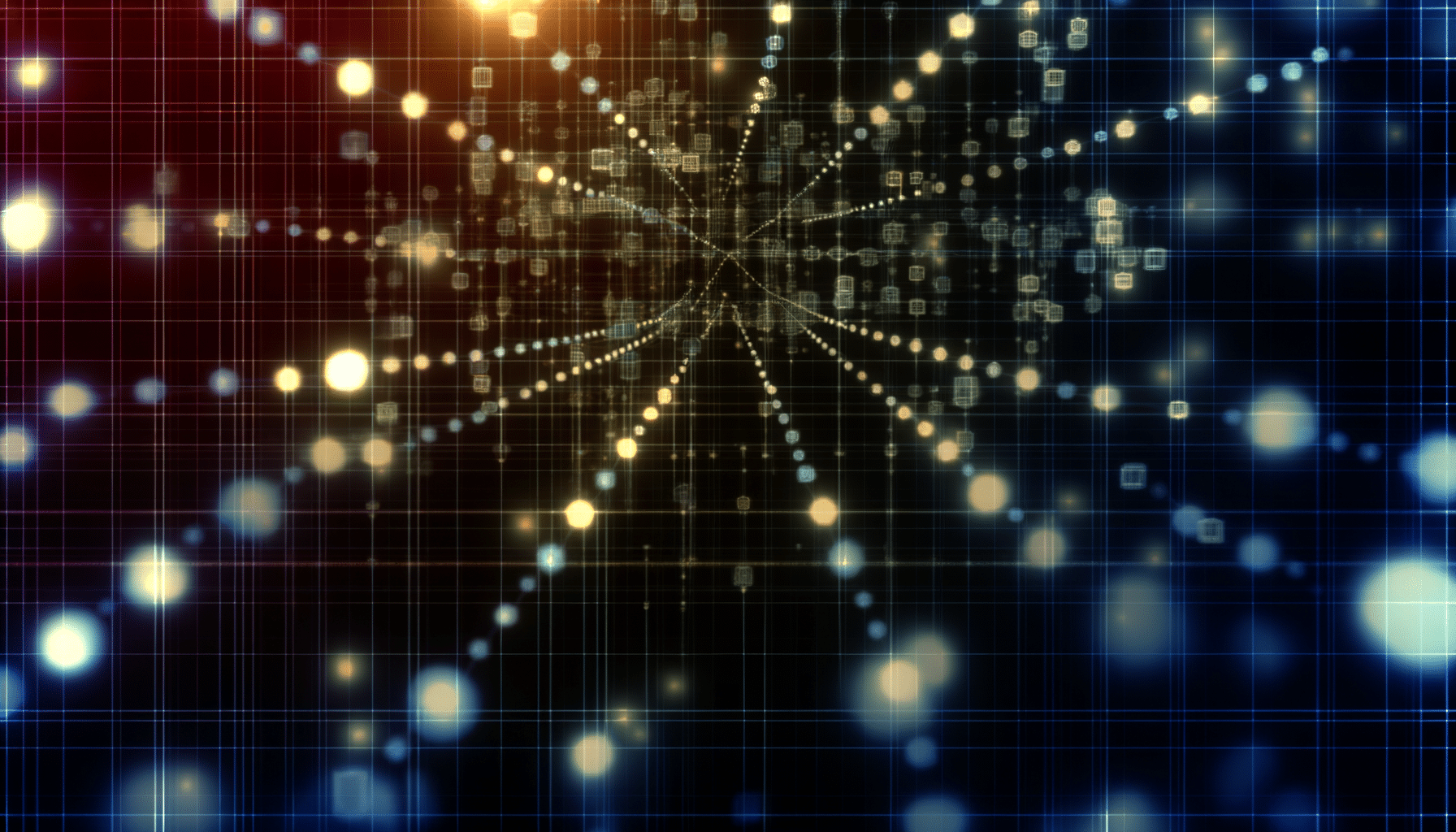 Solana SOL technology and blockchain network illustration