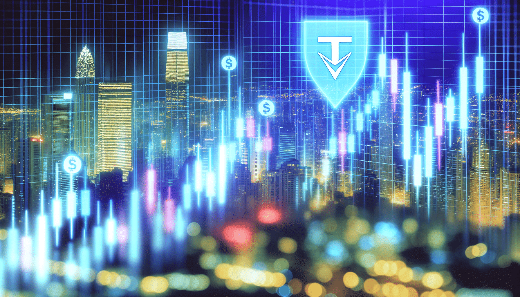 Future potential of Tether USDT represented visually