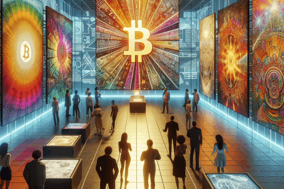 ビットコインアート革命：BTC価格のアート作品の世界へ
