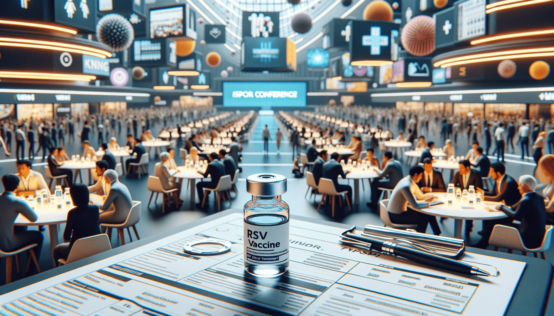 Eye-catching visual of ISPOR, Health Care Subscriptions, RSV vaccine
 and  lifestyle vibes