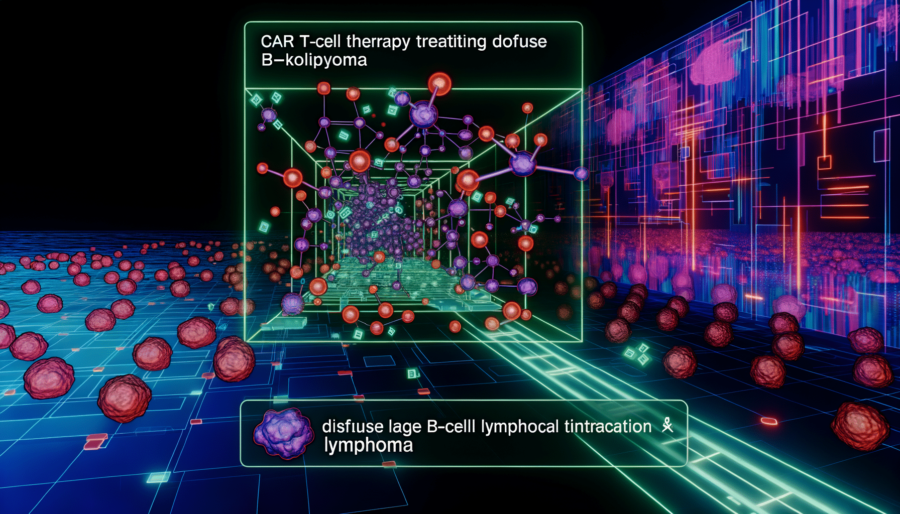 CAR T-cell therapy, DLBCL, diffuse large B-cell lymphoma
 lifestyle illustration