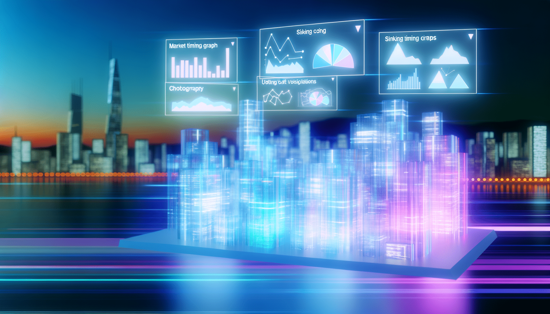Future potential of market timing, sunk costs, investing
 represented visually