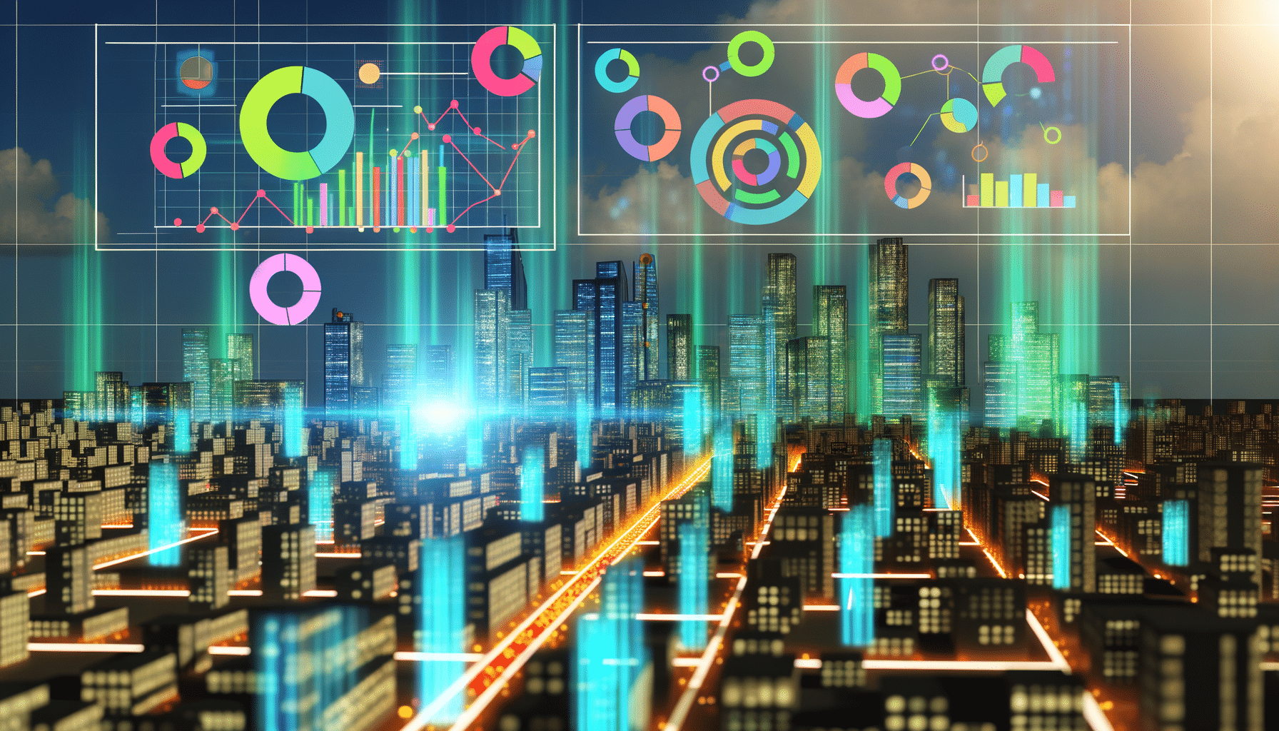 Future potential of world, theories, common sense
 represented visually