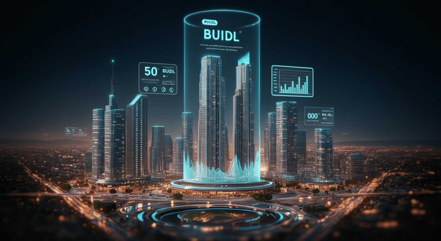Future potential of BlackRock USD Institutional Digital Liquidity Fund BUIDL represented visually