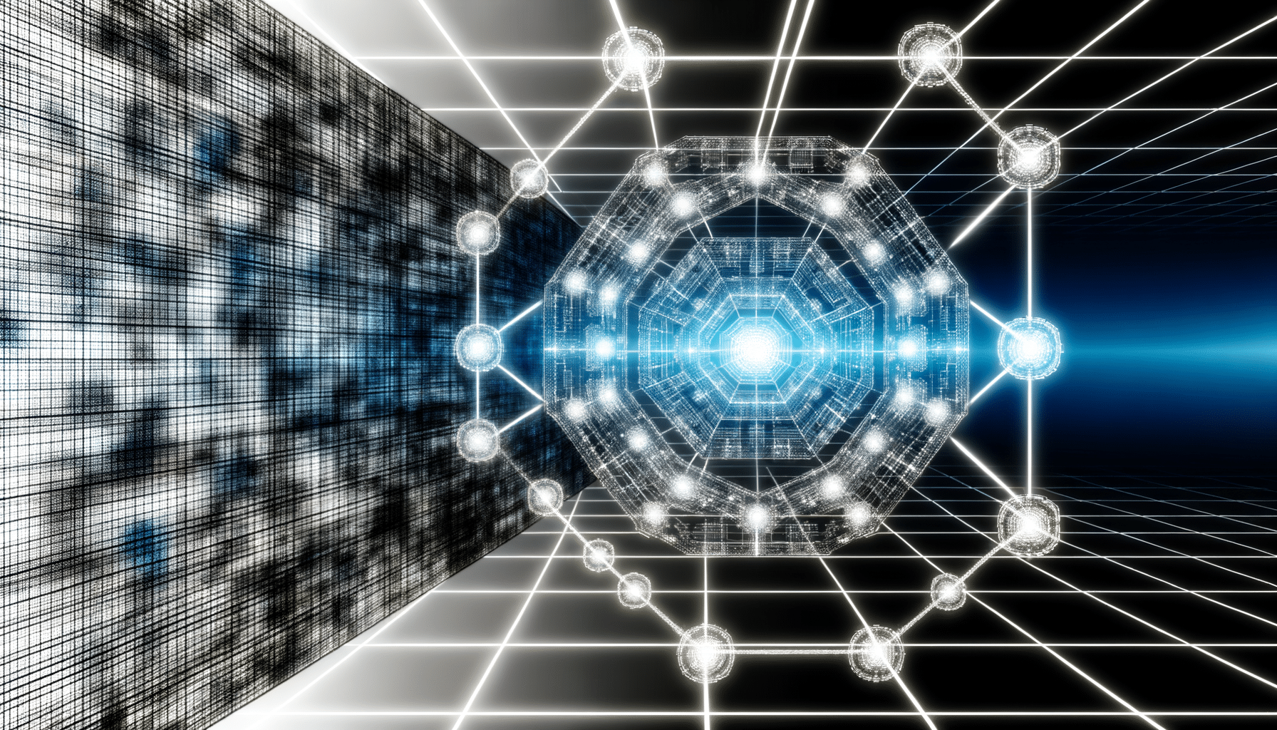 Gate GT technology and blockchain network illustration