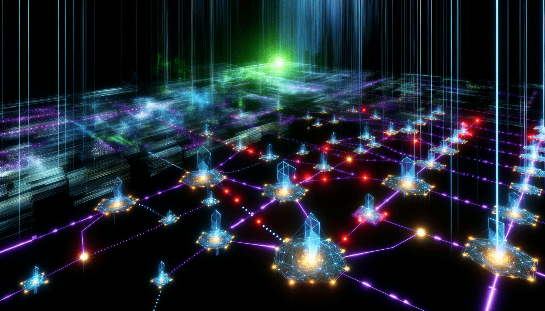 Hyperliquid HYPE technology and blockchain network illustration