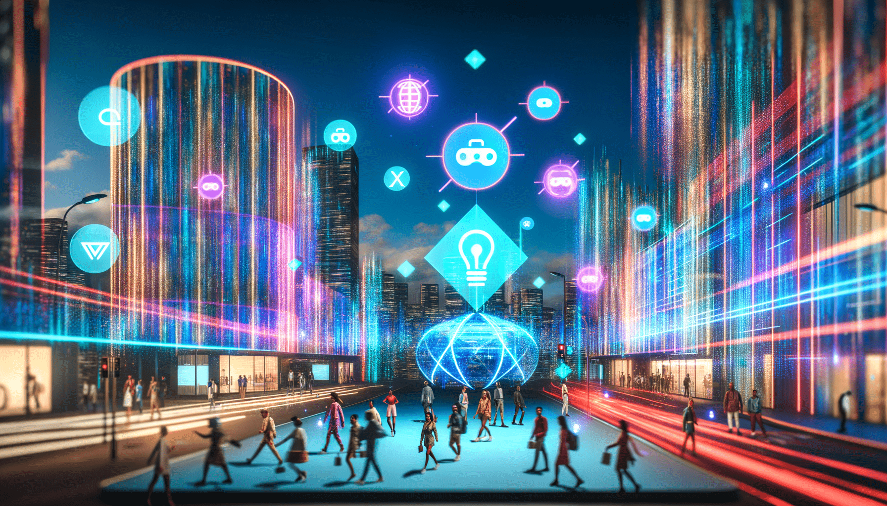 Future potential of XR training, AI training, enterprise XR
 represented visually