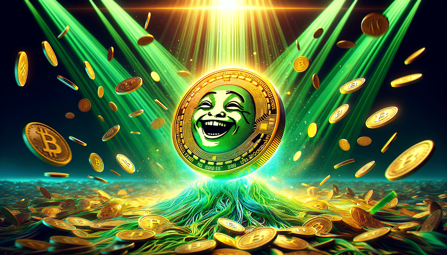 Eye-catching visual of Pepe PEPE and cryptocurrency vibes