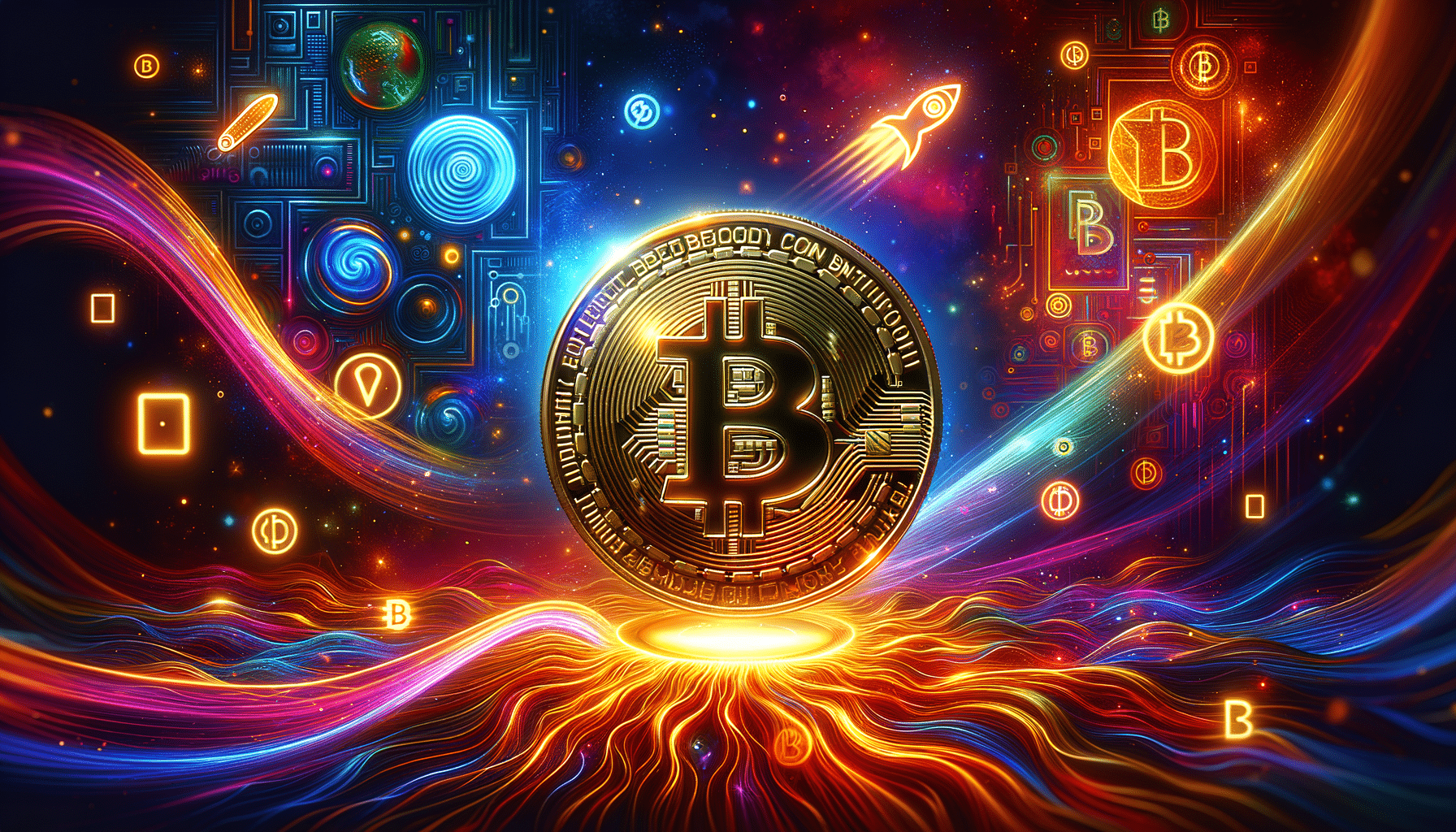 Eye-catching visual of WhiteBIT Coin WBT and cryptocurrency vibes