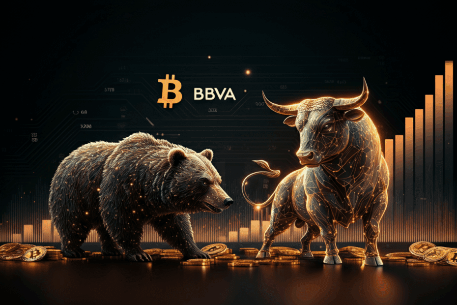 BBVAが富裕層向けに最大7%のビットコイン投資を推奨
