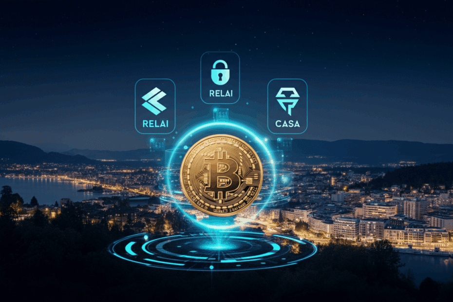 Relai & Casa: スイス発、マルチシグ Bitcoinセキュリティで資産を守る！