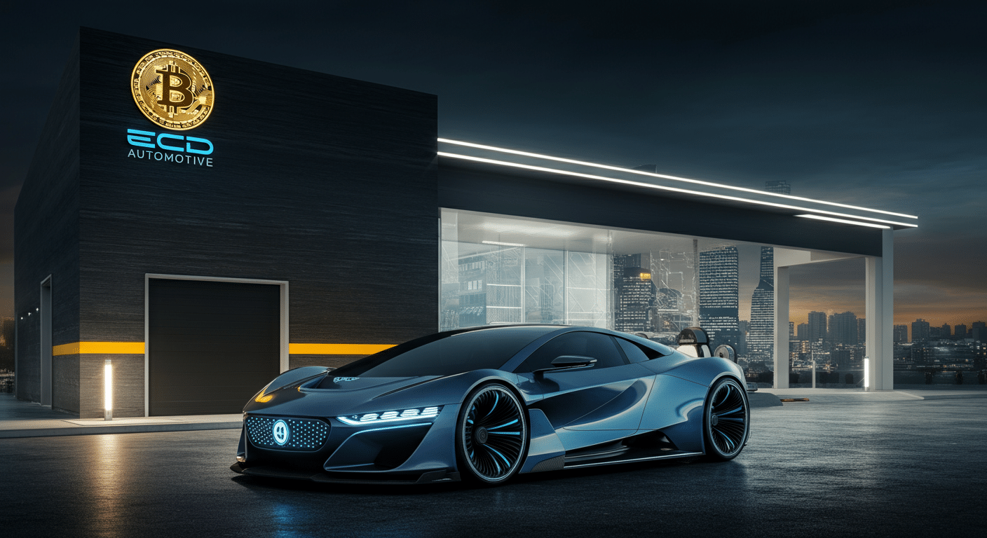 ECD Automotive、5億ドル施設でビットコイン購入へ！