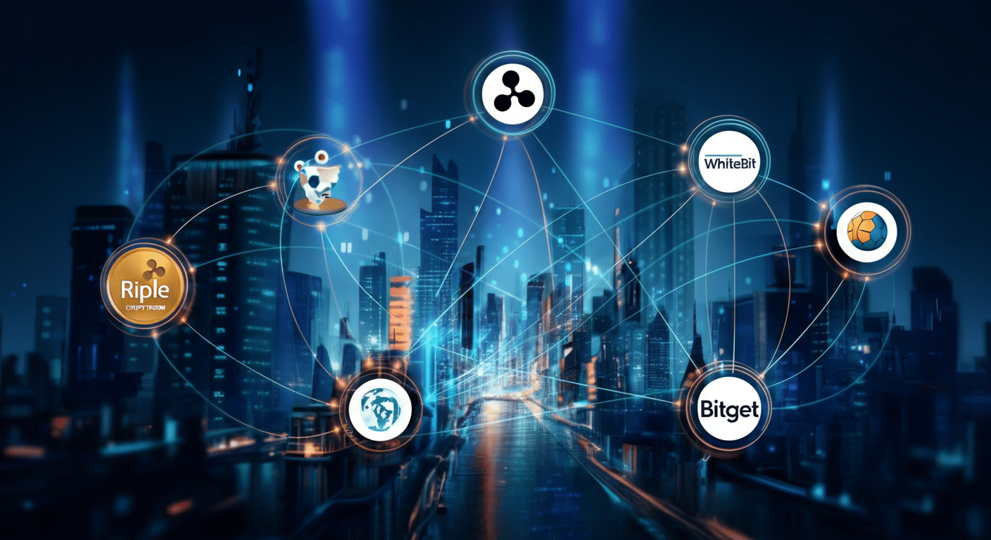 2025年6月 仮想通貨パートナーシップ：Ripple, WhiteBit, Bitget他