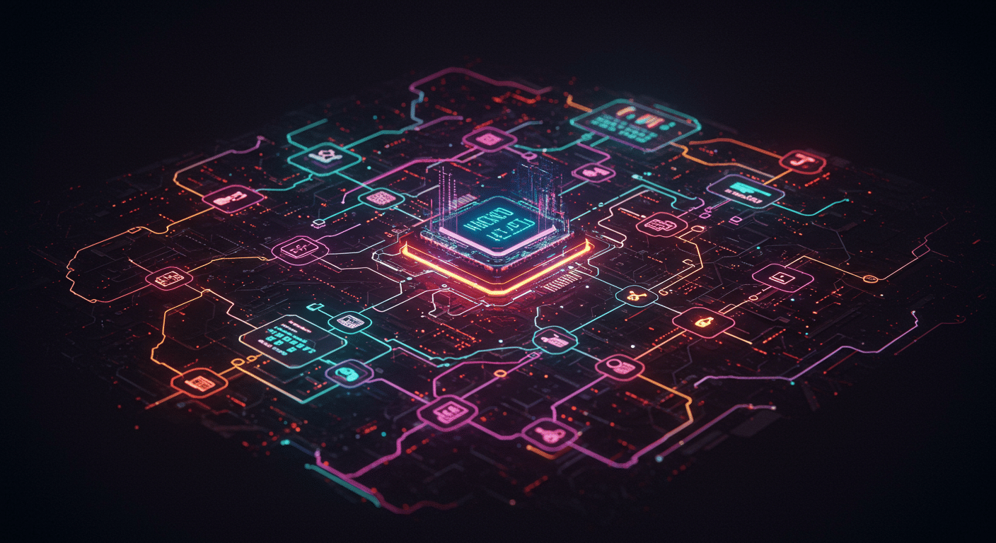 Banana Squad, GitHub repositories, hacking tool
 AI technology illustration