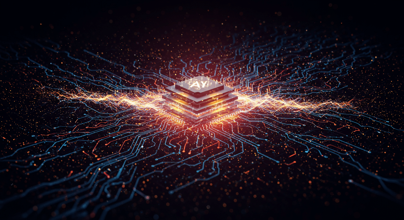 Future potential of AI, machine learning, data preparation
 represented visually