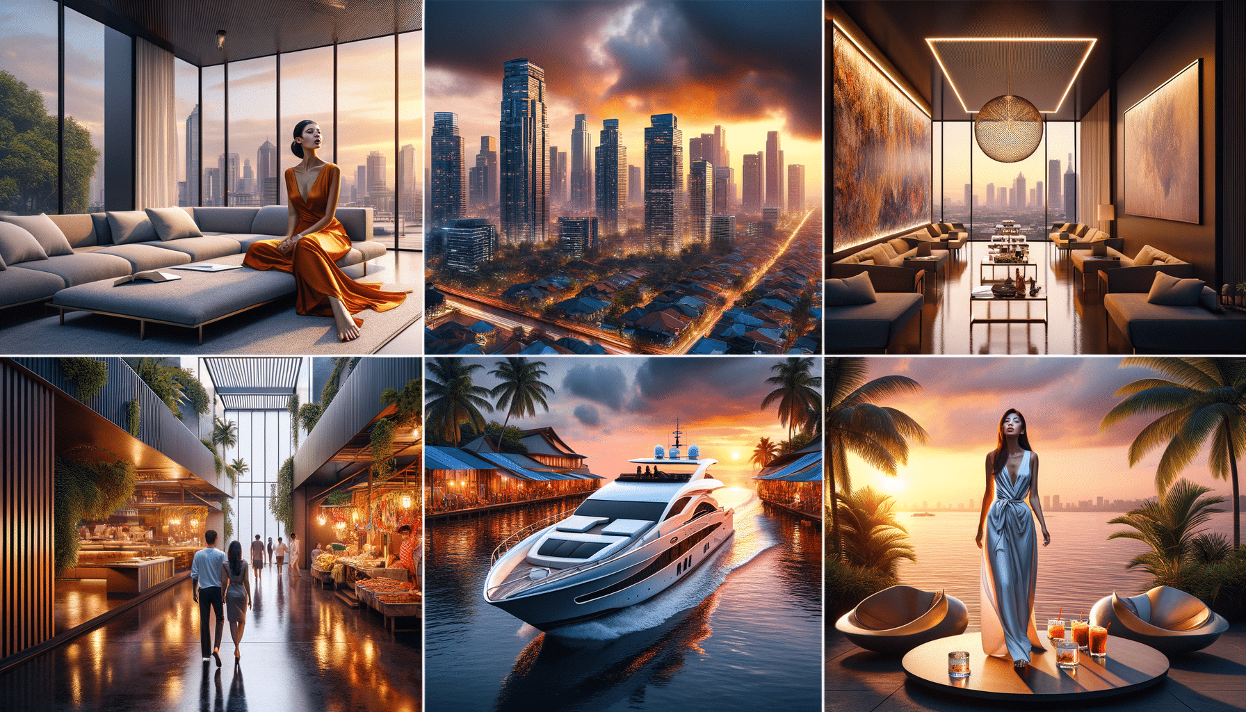 Eye-catching visual of Jakarta, luxury living, travel blog and lifestyle vibes