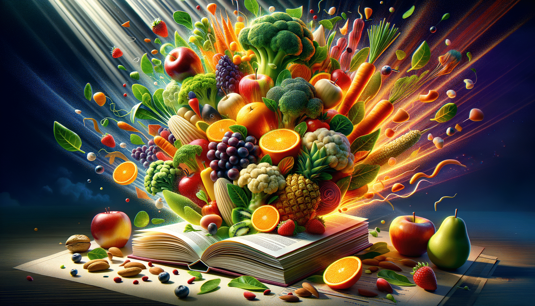 Eye-catching visual of nutrition, British Journal of Nutrition, research and lifestyle vibes