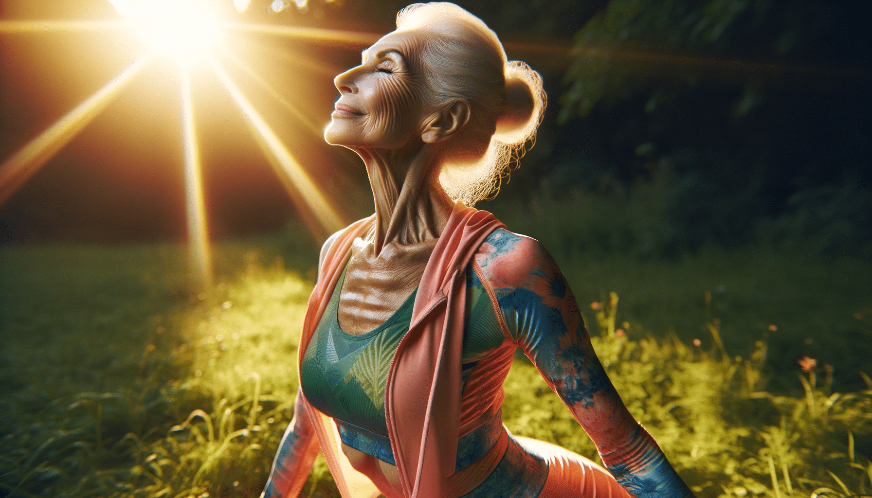 Eye-catching visual of skin aging, skincare, older skin
 and  lifestyle vibes