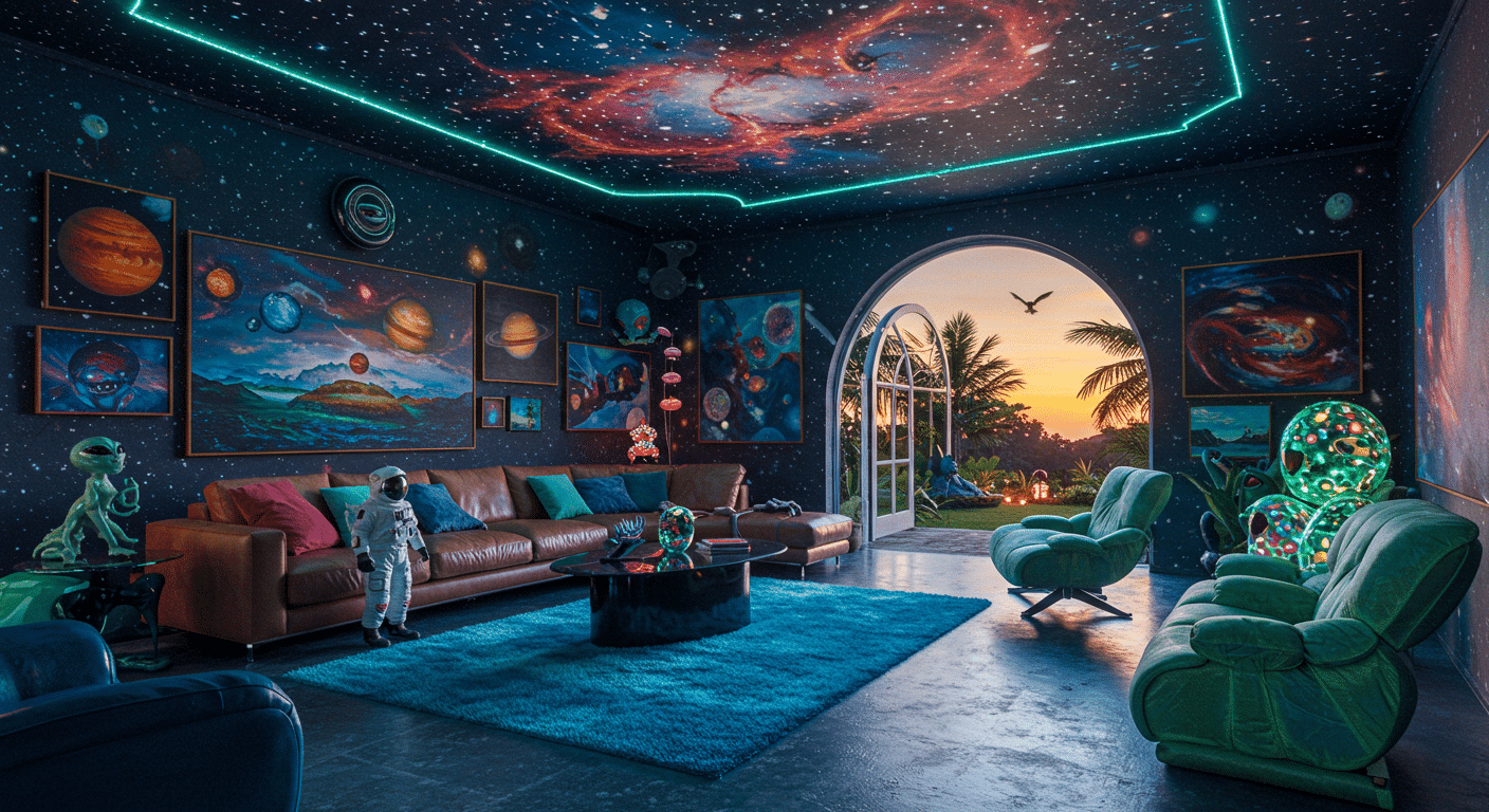Eye-catching visual of space, lives, more
 and lifestyle vibes