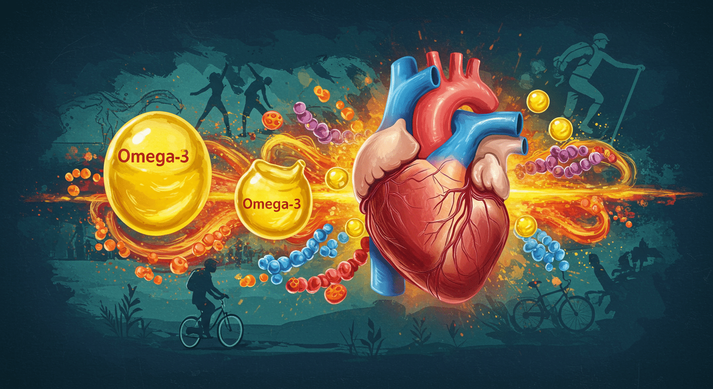 Eye-catching visual of healthy fats, heart health, blood pressure
 and  lifestyle vibes