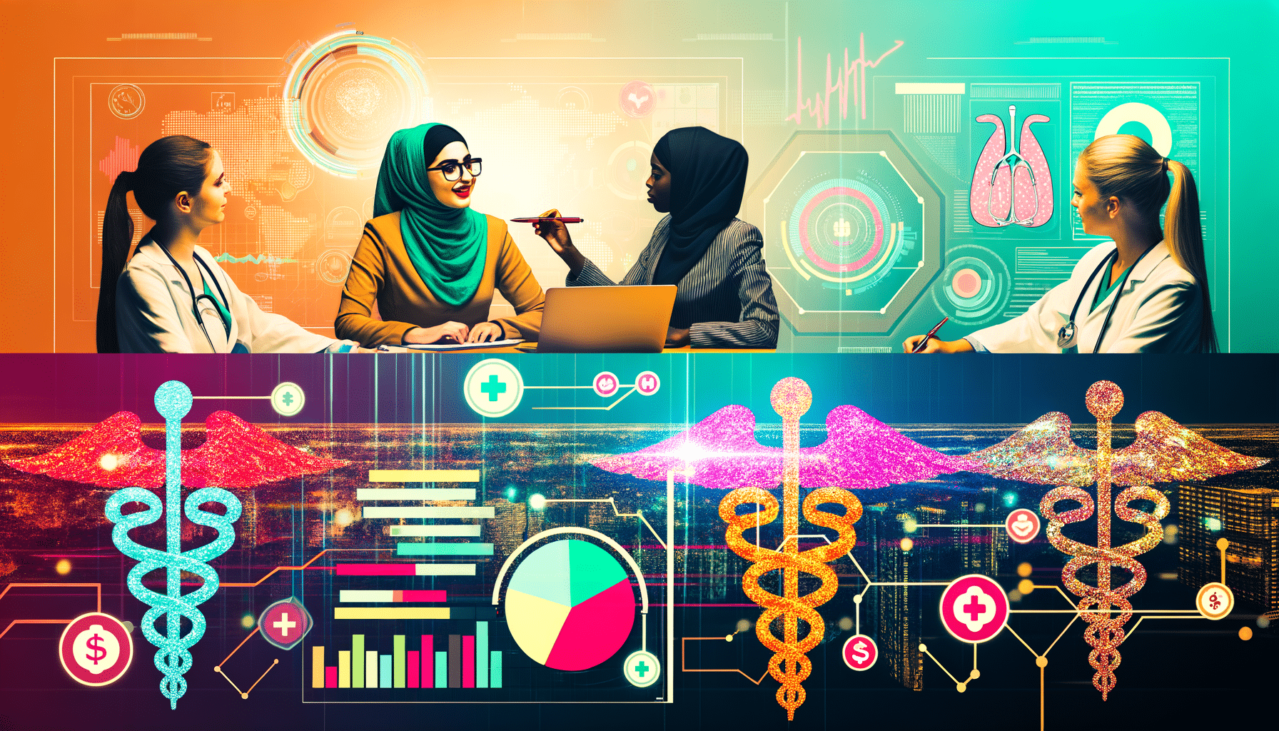 Future potential of health policy blog, health economics blog, public health blog
 represented visually