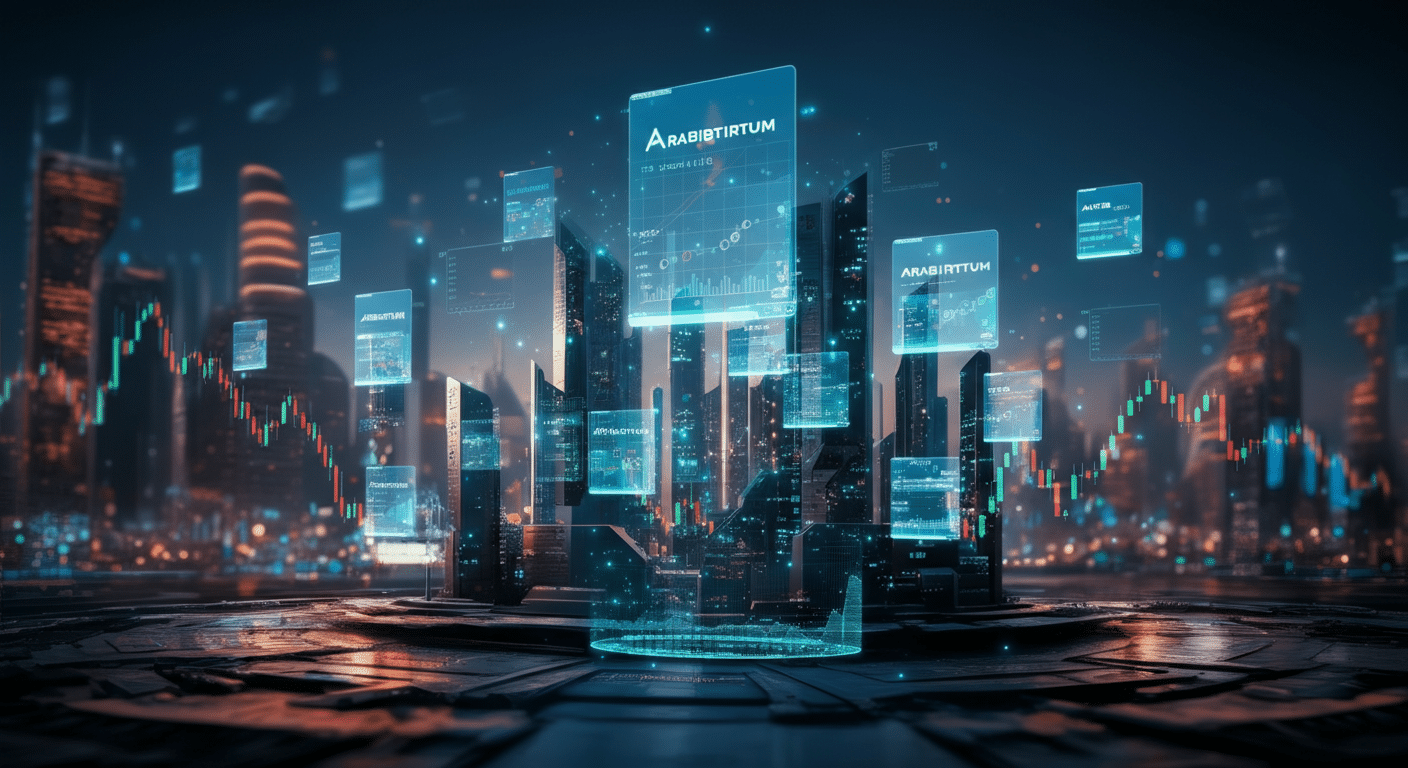 Future potential of Arbitrum ARB represented visually