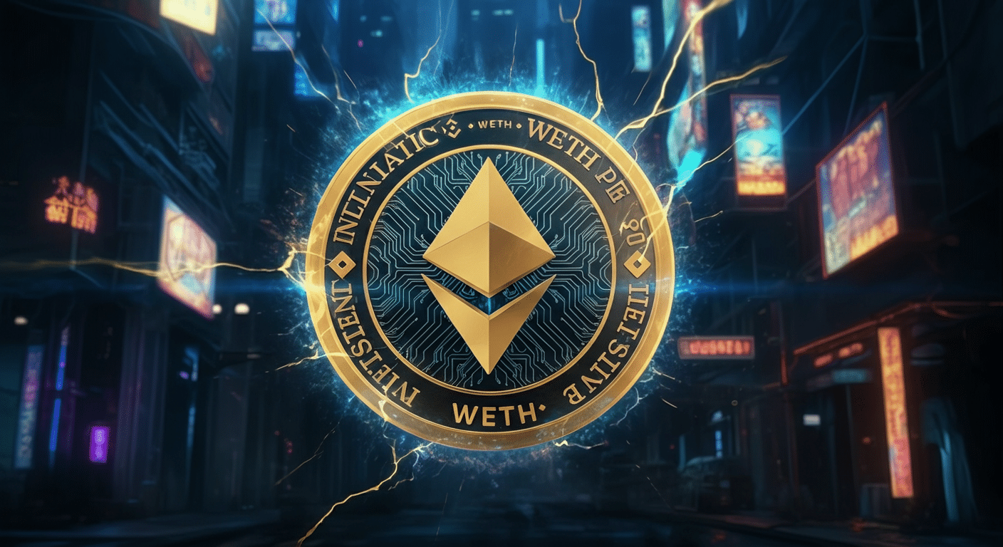 Eye-catching visual of Binance-Peg WETH WETH and cryptocurrency vibes