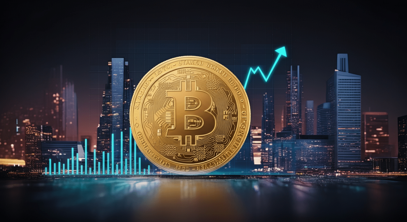 Future potential of Lombard Staked BTC LBTC represented visually
