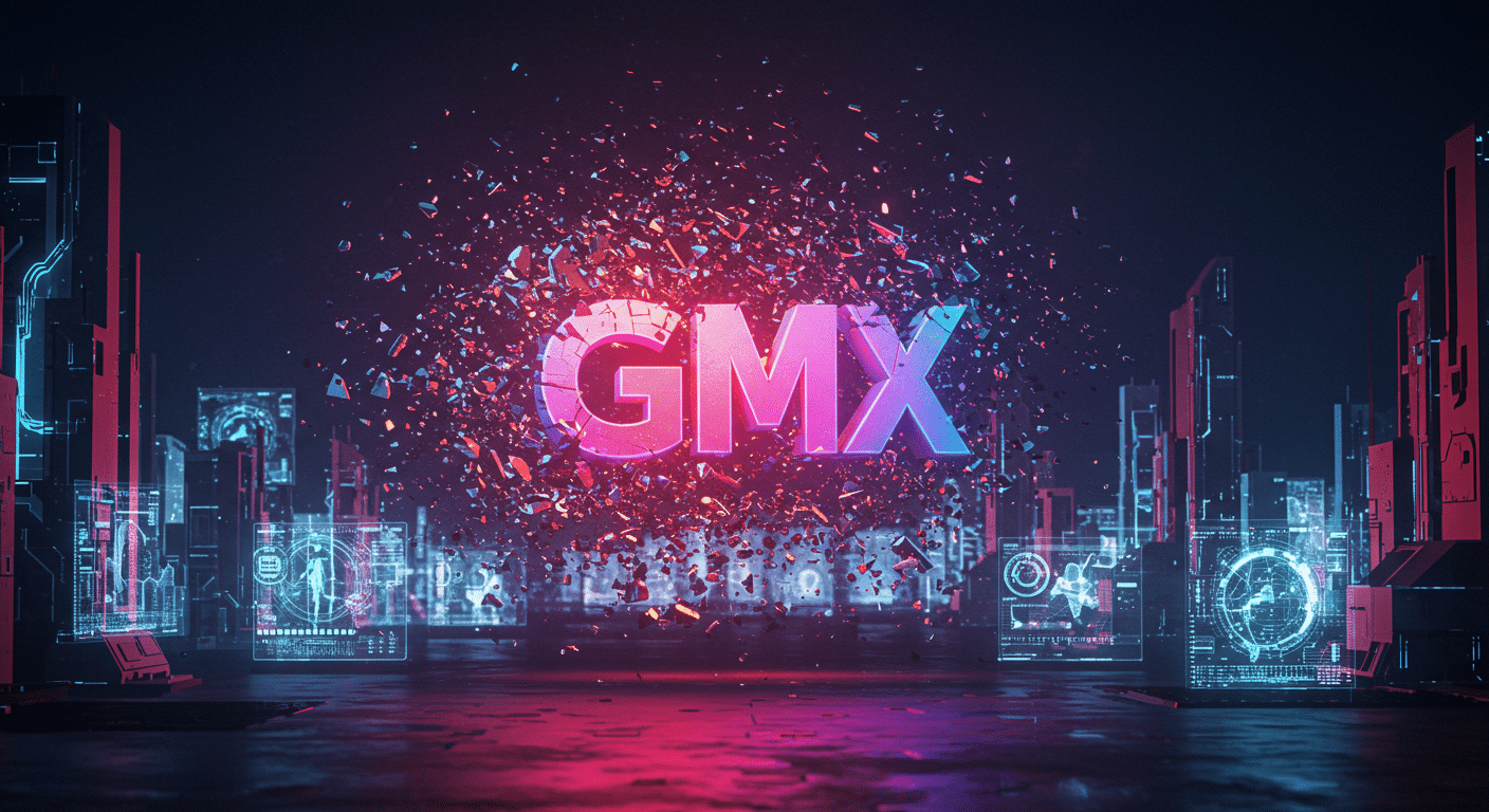 Eye-catching visual of GMX, exploit, Arbitrum
 and  Metaverse vibes