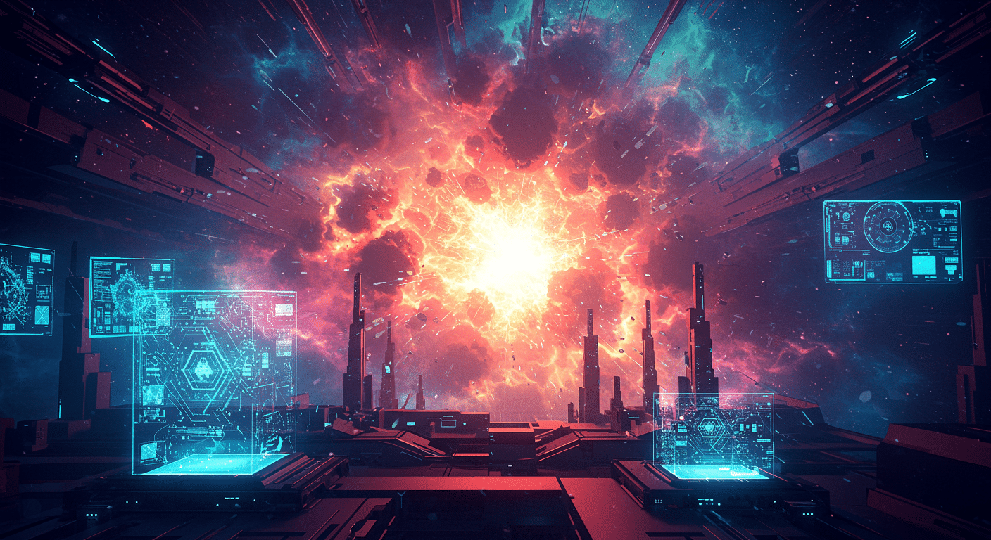 Eye-catching visual of Crypto presales, WeWake, Lightchain AI
 and  Metaverse vibes