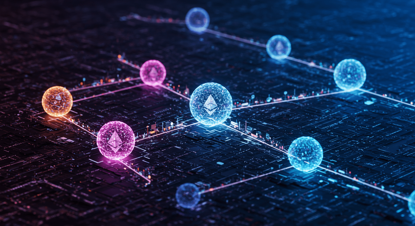 Ethereum scalability, based rollups, decentralization
 Metaverse illustration