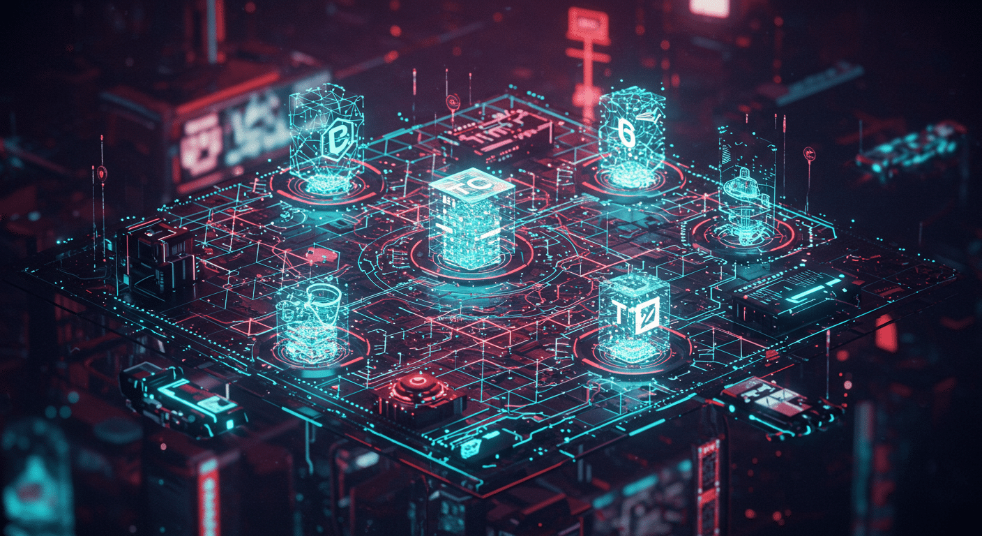 TAC, mainnet, DeFi
 Metaverse illustration