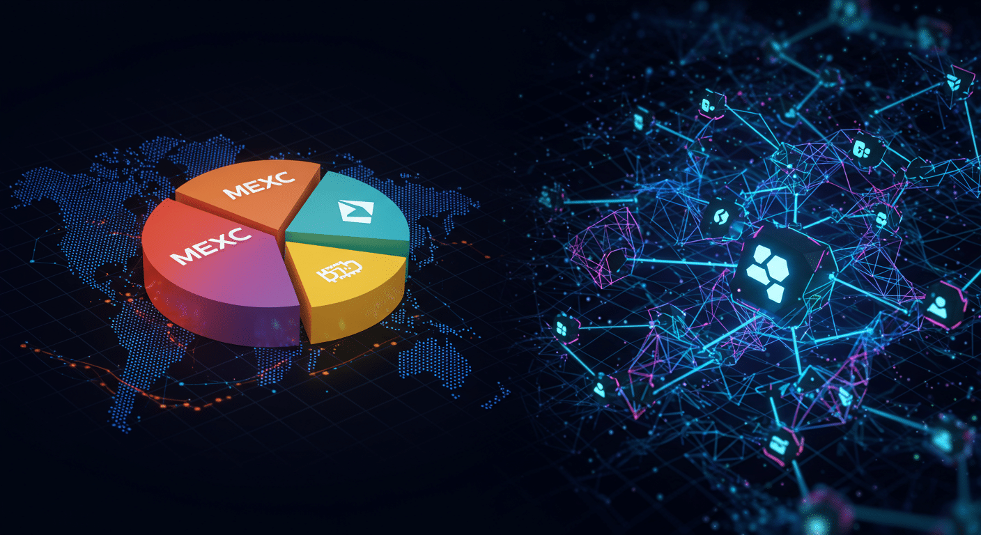 MEXC, spot market share, crypto exchanges
 Metaverse illustration