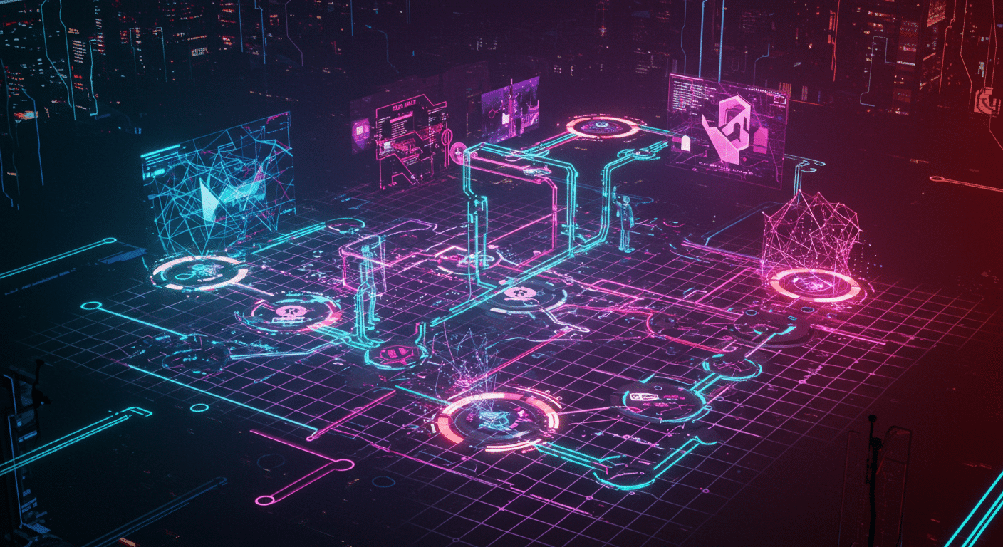 Crypto presales, WeWake, Lightchain AI
 Metaverse illustration
