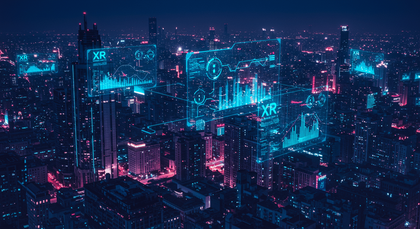 Future potential of XR, security, enterprise
 represented visually