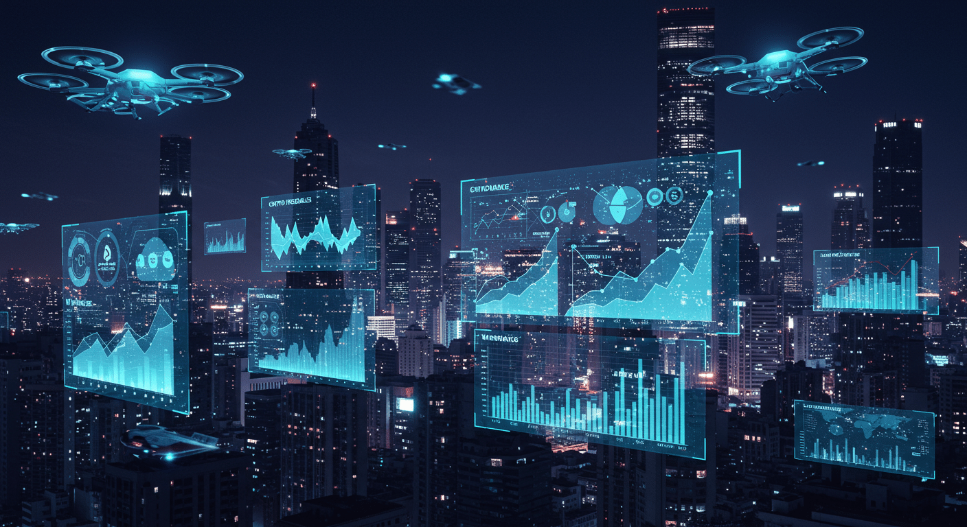 Future potential of Crypto presales, WeWake, Lightchain AI
 represented visually