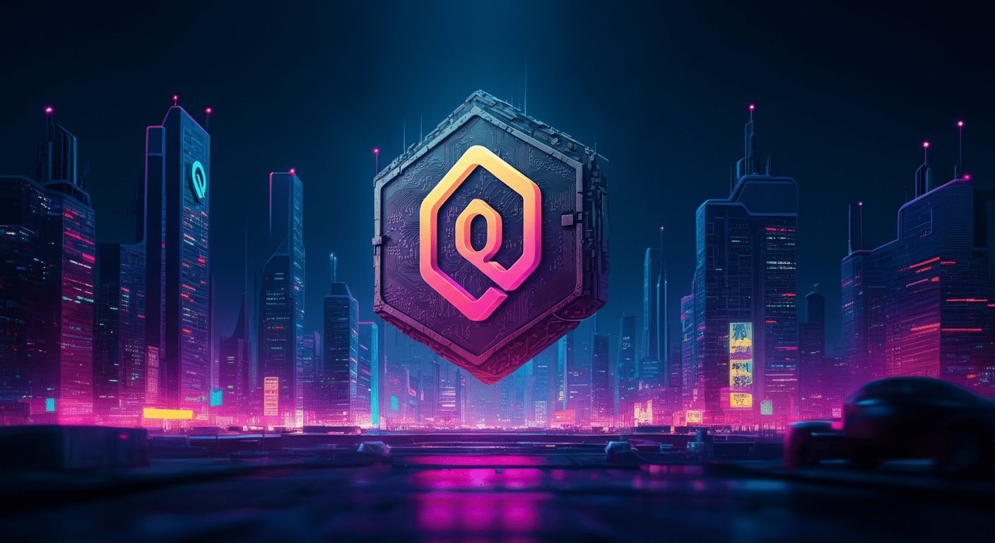 Eye-catching visual of Quant QNT and cryptocurrency vibes