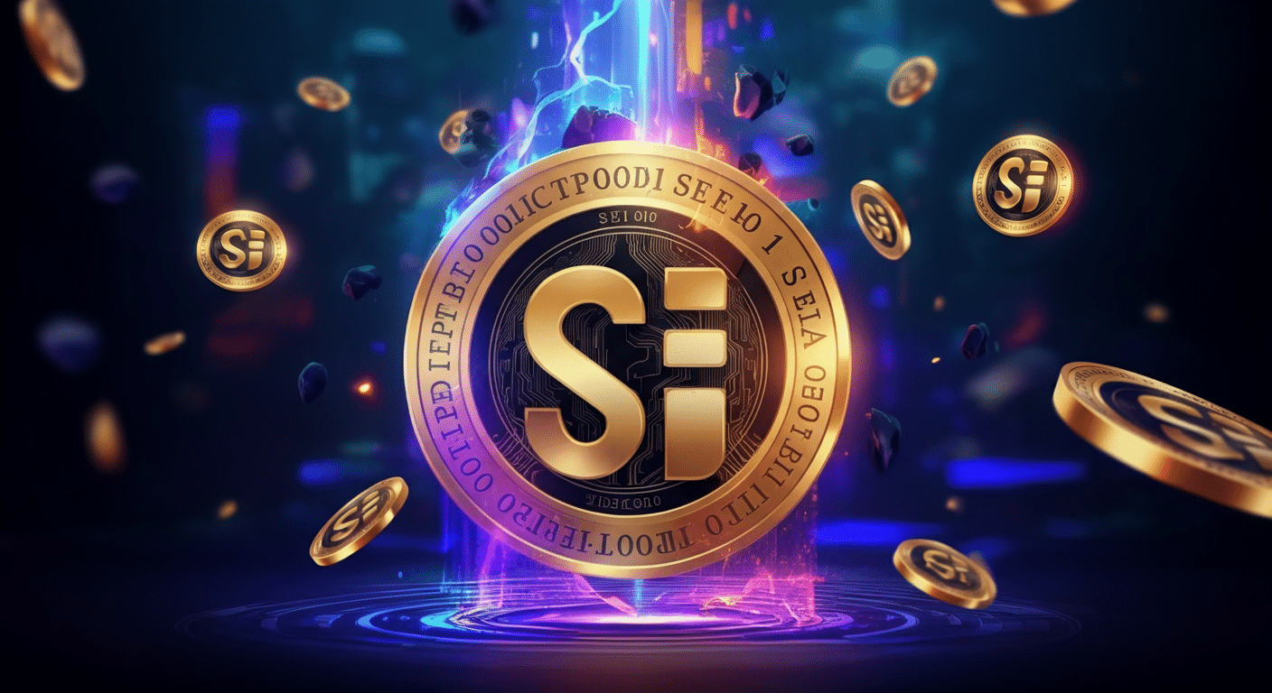 Eye-catching visual of SEI and cryptocurrency vibes