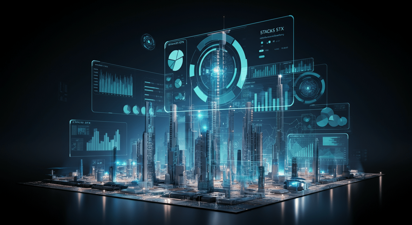 Future potential of Stacks STX represented visually