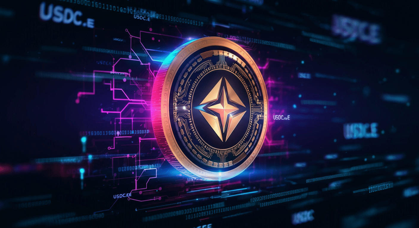Eye-catching visual of Stargate Bridged USDC (Berachain) USDC.E and cryptocurrency vibes