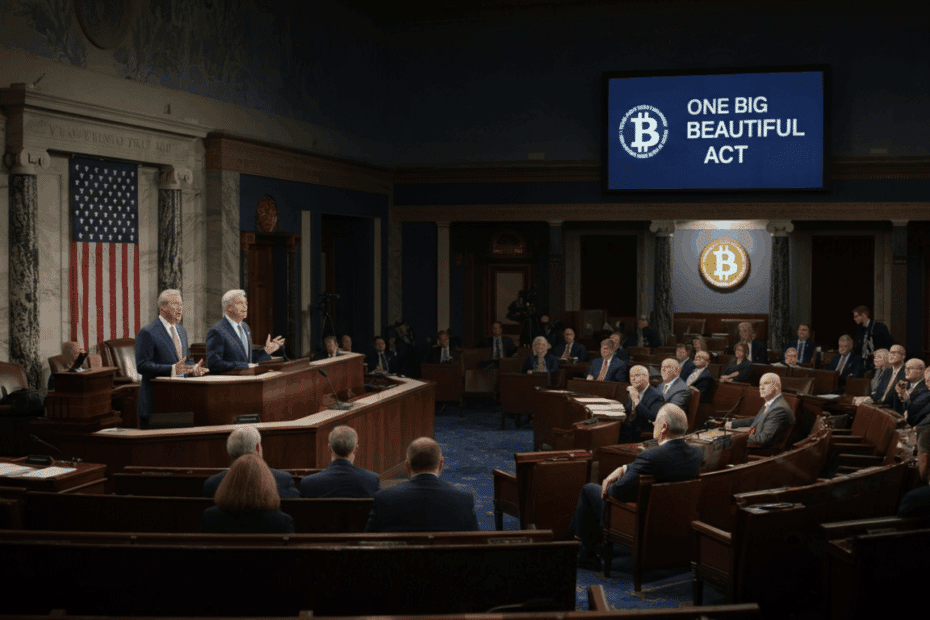 米国上院、ビットコイン税制修正案なしで「One Big Beautiful Act」可決