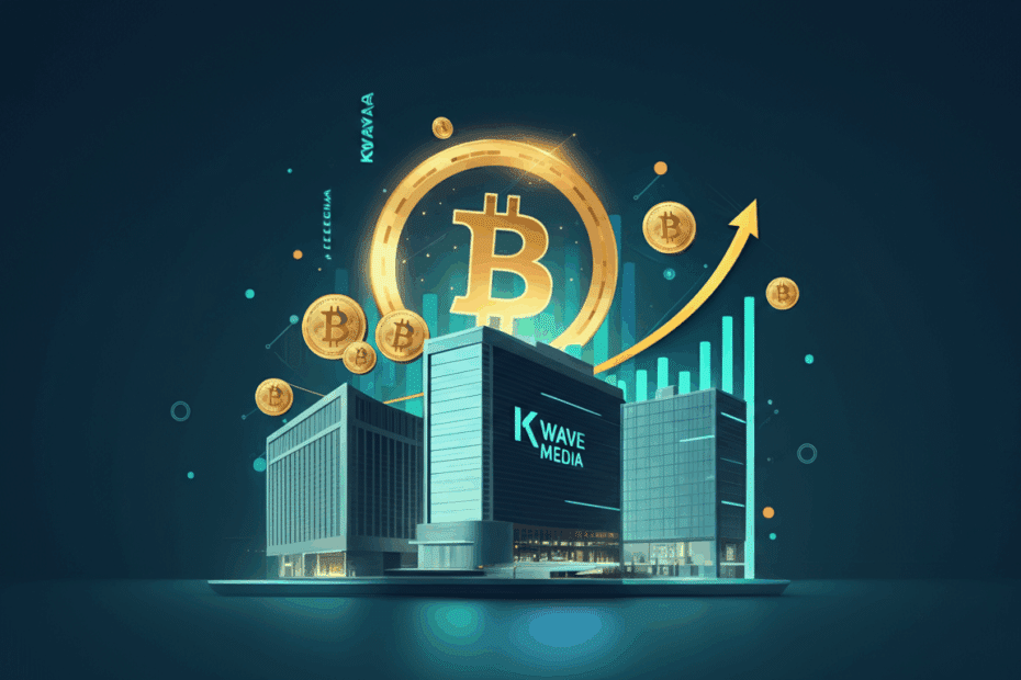 K Wave Media、10億円をビットコイン準備金に調達！
