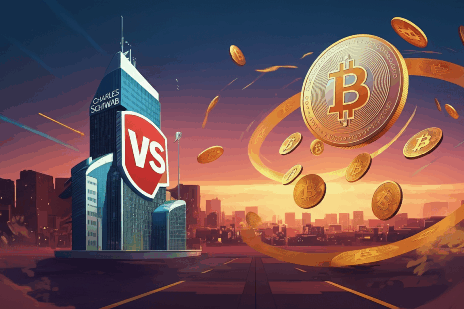チャールズ・シュワブ、ビットコイン取引開始でCoinbaseユーザーに挑戦状！